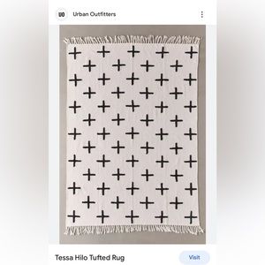 Urban Outfitters Tessa Hilo Tufted Rug